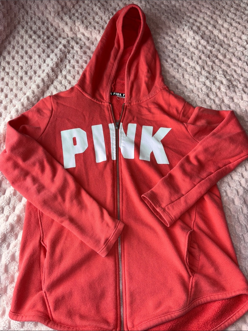 Coral PINK zipup